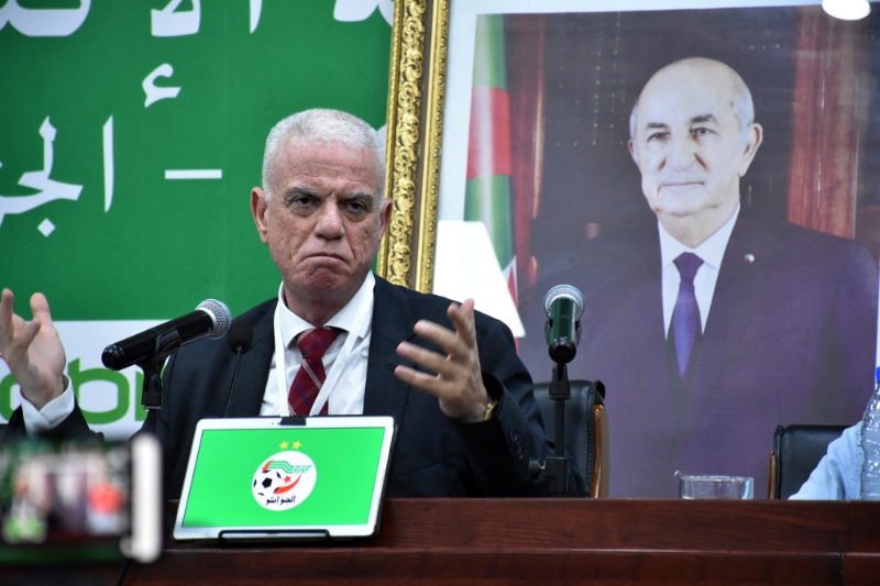 L'ancien président de la Fédération algérienne de football (FAF), Djahid Zefizef, en juillet 2022.