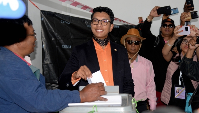Le président malgache sortant, Andry Rajoelina.