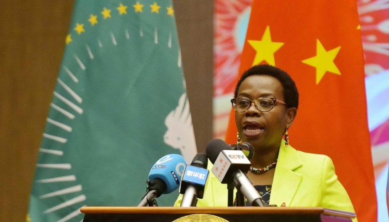La vice-présidente de la Commission de l'Union africaine, Monique Nsanzabaganwa.