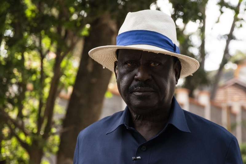 Le candidat malheureux à la présidentielle kenyane de 2022, Raila Odinga.