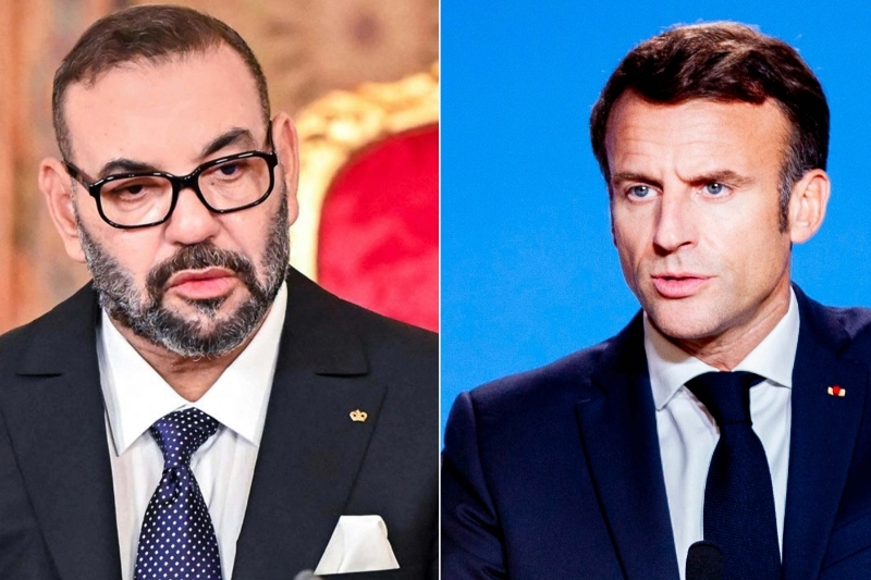 Mohammed VI et Emmanuel Macron.