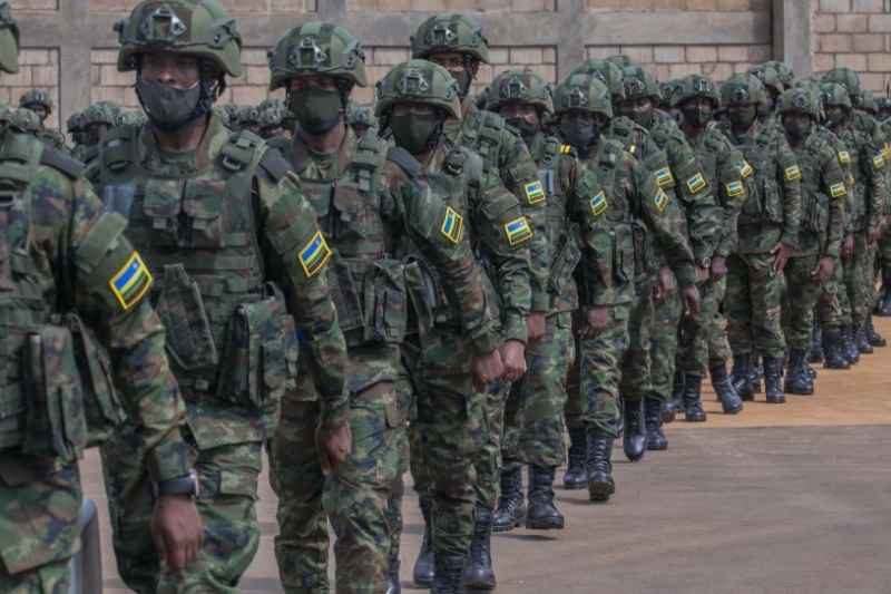 Des militaires rwandais, à Kigali.