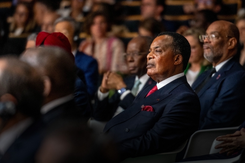 Le président congolais Denis Sassou Nguesso, à Paris, le 22 juin 2023.