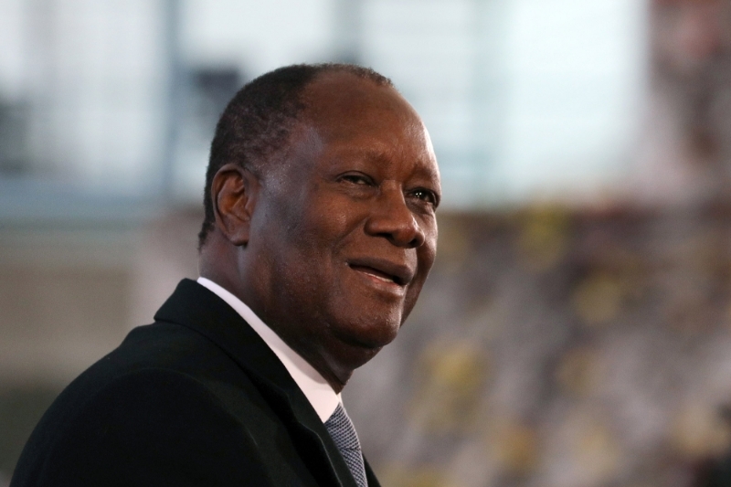 Le président ivoirien Alassane Ouattara est candidat à l'élection présidentielle.