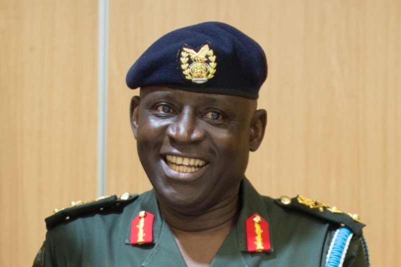 Le chef d'état-major des Ghana Armed Forces (GAF) Obed Boama Akwa