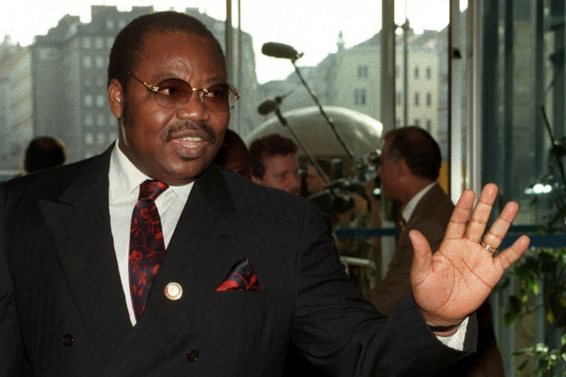Dan Etete, en 1995, alors qu'il était ministre du pétrole du Nigeria.