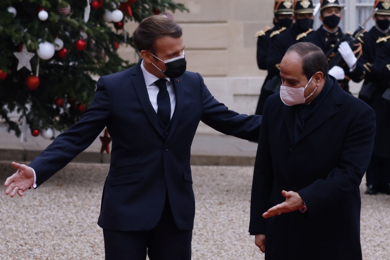 Emmanuel Macron a reçu Abdelfattah al-Sissi en décembre à Paris.