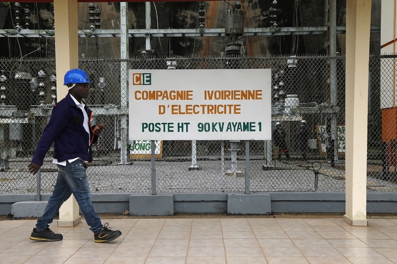 Le barrage hydro-électrique Ayamé 1, opéré par la Compagnie ivoirienne d'électricité.
