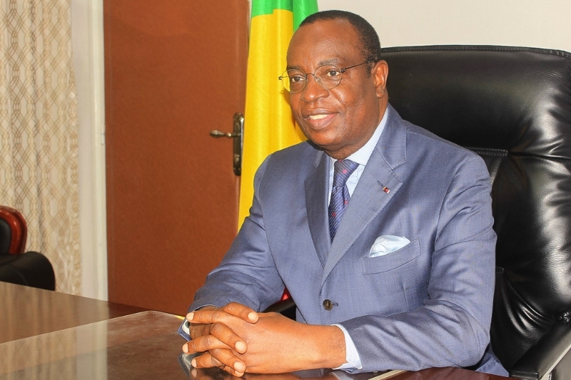Le ministre congolais des finances, Roger-Rigobert Andely.