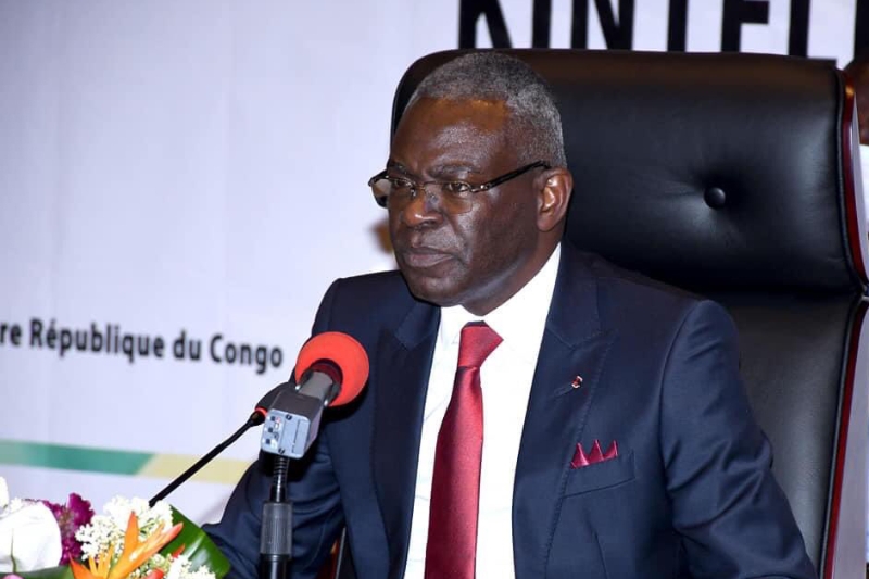 Le premier ministre congolais Anatole Collinet Makosso.