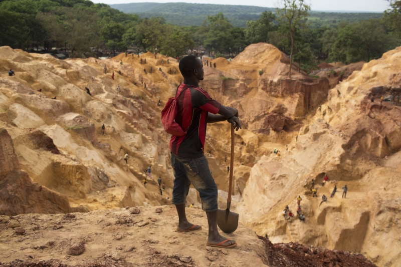 Mine de Ndassima en Centrafrique.