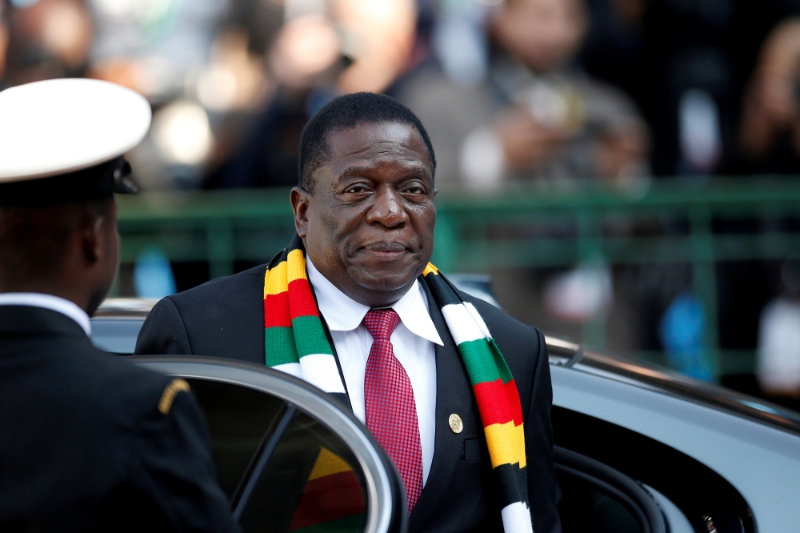Le président du Zimbabwe, Emmerson Mnangagwa.