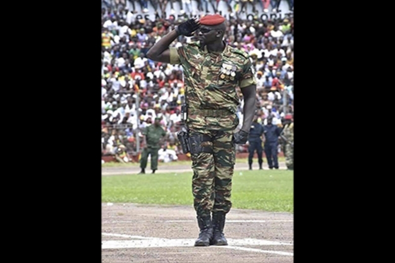 Le lieutenant-colonel Mamady Doumbouya.