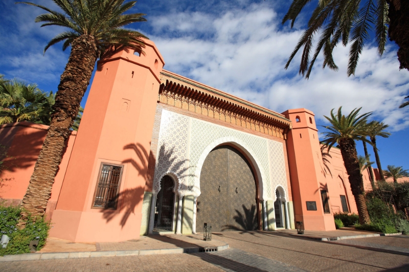 Le palace Royal Mansour de Marrakech.