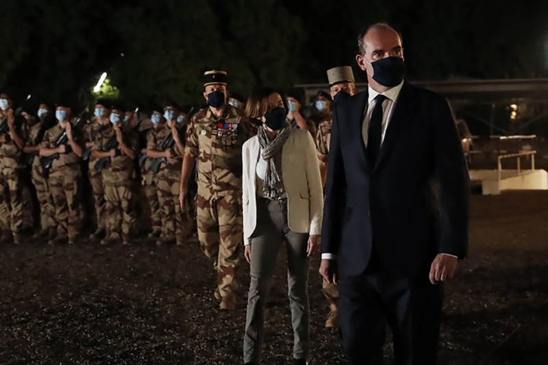 Le premier ministre français Jean Castex avait passé le Nouvel An du 31 janvier 2020 à N'Djamena, au Tchad, avec des militaires de Barkhane.
