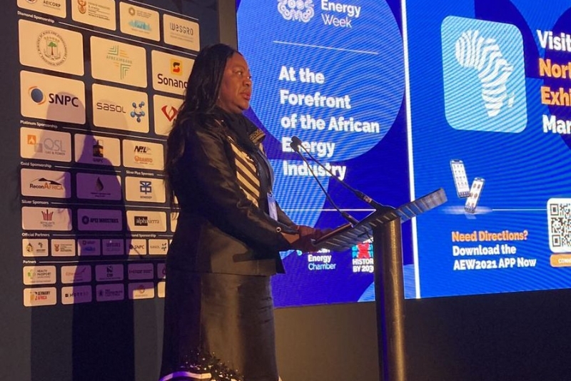 Odette Nzaba Makaya, directrice générale de la Gabon Oil Company.