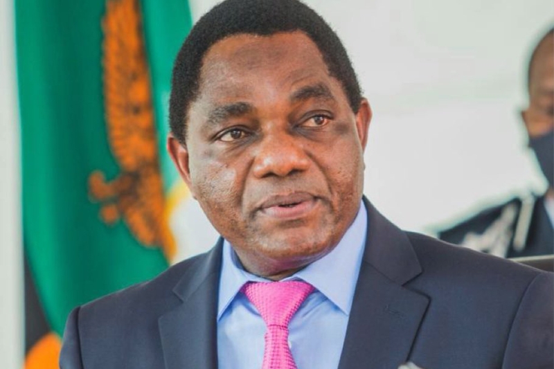 Le président zambien Hakainde Hichilema.