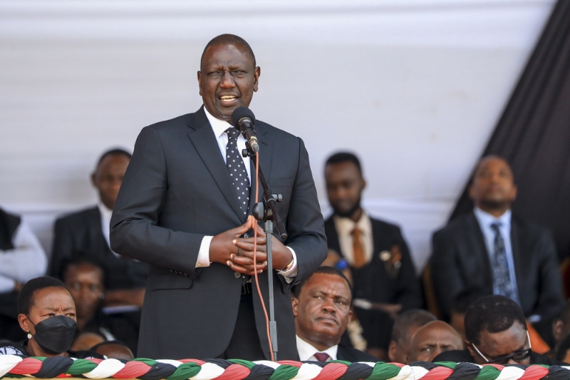 Le vice-président kenyan et candidat à la présidentielle William Ruto.