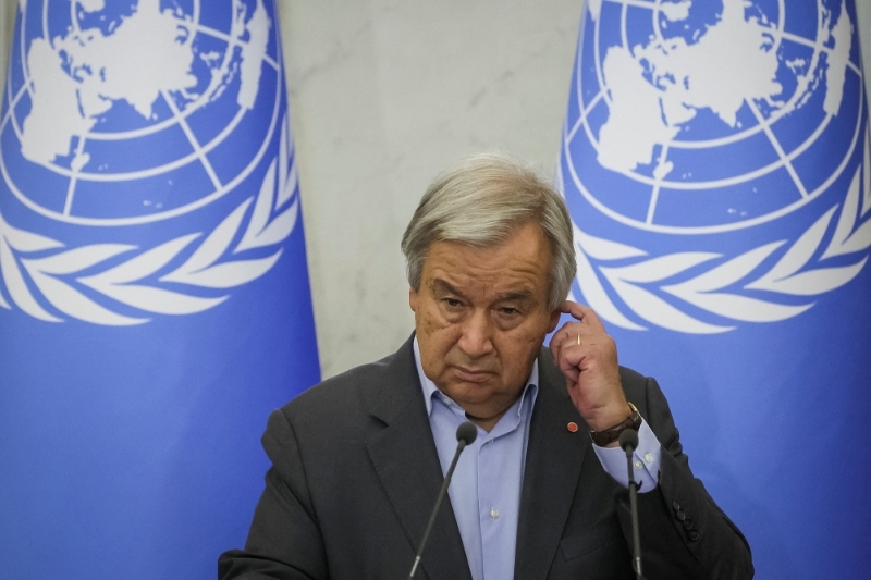Le secrétaire général des Nations unies Antonio Guterres.