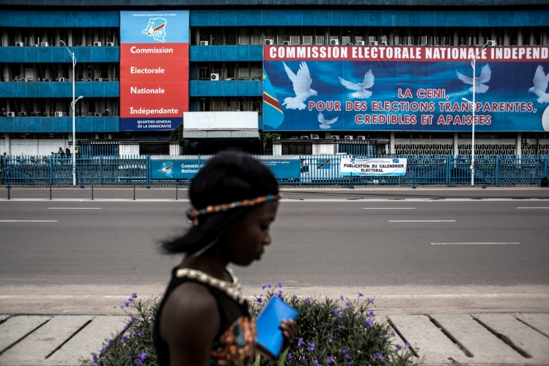 Le siège de la Commission électorale nationale indépendante (Ceni) à Kinshasa, novembre 2017.