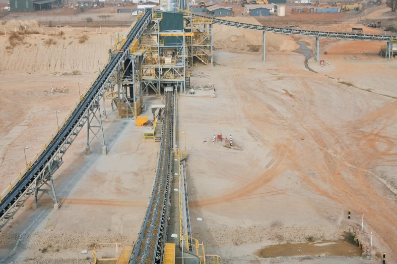 Un site d'extraction aurifère opéré par Endeavour Mining Corporation au Burkina Faso.