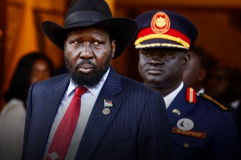 Le président du Sud-Soudan, Salva Kiir, à Djouba, au Sud-Soudan, le 3 février 2023.