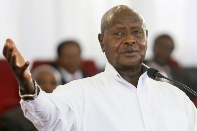 Le président ougandais Yoweri Museveni espère attirer les touristes européens.