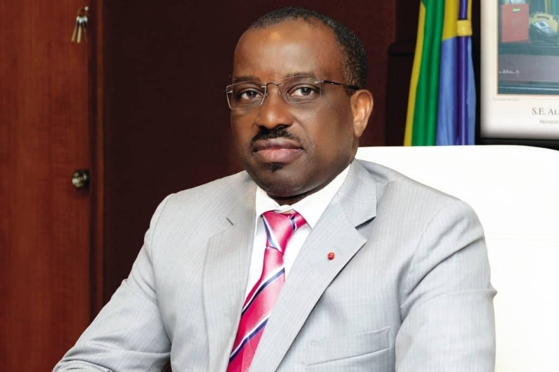 Le ministre du pétrole gabonais Vincent de Paul Massassa.