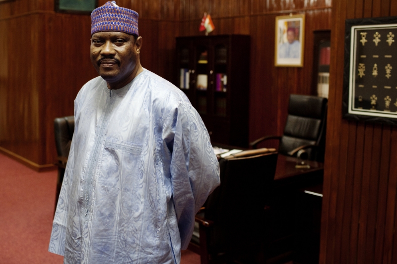 L'ancien président de l'Assemblée nationale du Niger Hama Amadou.
